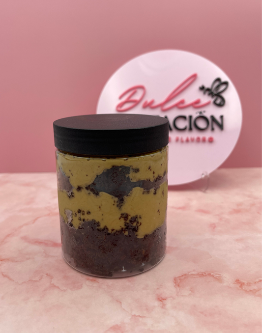 DUBAI CHOCOLATE CAKE JAR