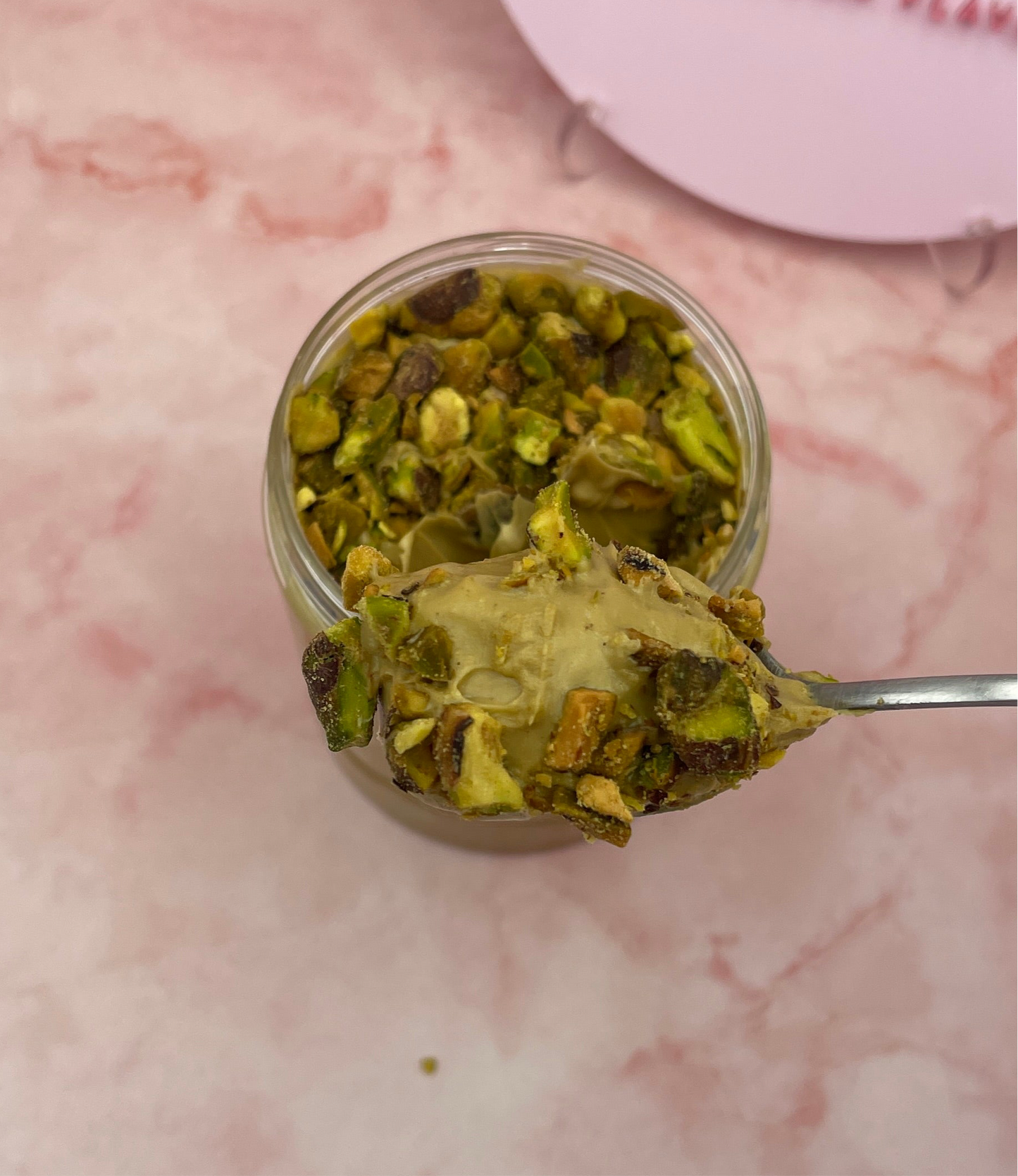 PISTACHIO CREAM CRUNCHY JAR 8 OZ