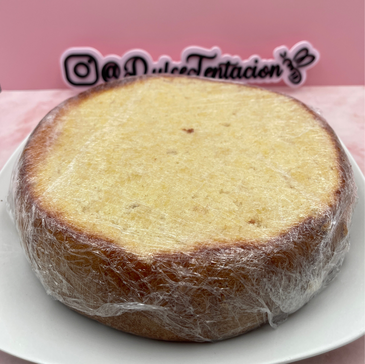 Panetela / bizcocho húmedo de vainilla (Con almíbar) 100% NATURAL Y CASERA🌟