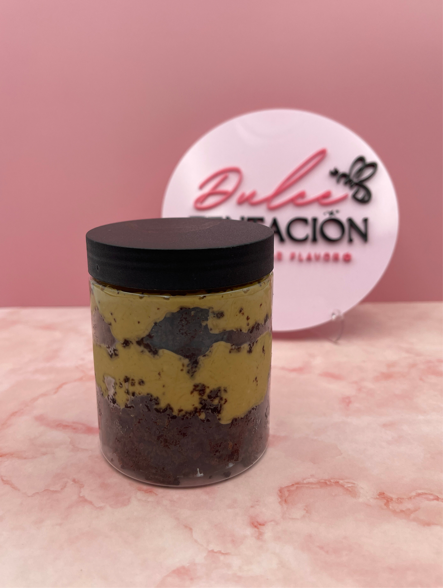 DUBAI CHOCOLATE CAKE JAR