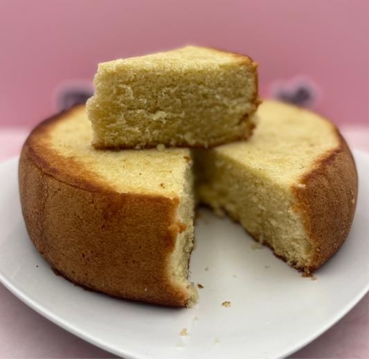 Panetela / bizcocho húmedo de vainilla (Con almíbar) 100% NATURAL Y CASERA🌟
