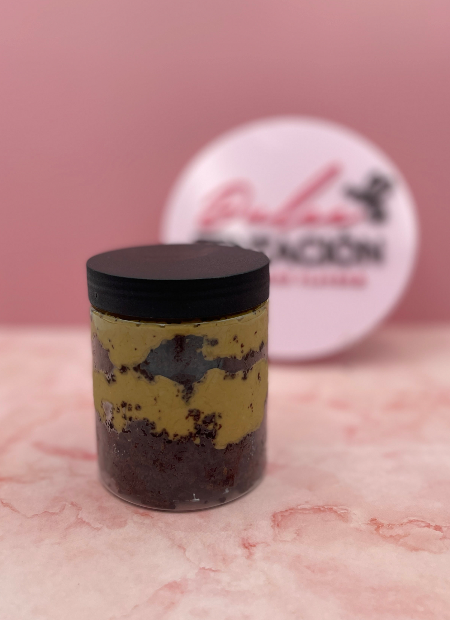 DUBAI CHOCOLATE CAKE JAR